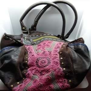 Miss Albright leather bag dark brown